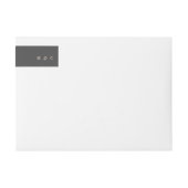 Cream on Charcoal Simple Plain Modern Elegant (Voorkant)