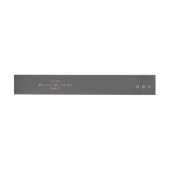 Cream on Charcoal Simple Plain Modern Elegant (Individueel)