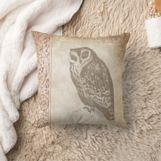 Cream  Owl Kussen (Deken)