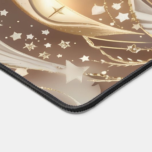 Cream Pale Gold Celestial Moon Glow Bureaumat (Hoek)