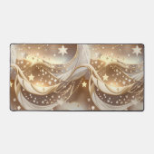 Cream Pale Gold Celestial Moon Glow Bureaumat (Voorkant)