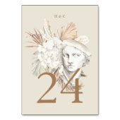 Cream Pampas gedroogd gras tropisch Oerwoud Kaart (Voorkant)