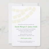 Cream Papel Picado Destination Wedding Fiesta Kaart (Voorkant)