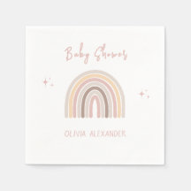 Cream Pastel Eenvoudig Minimalistisch Baby shower