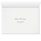 Cream Peony bedankje (Binnen Horizontaal (Onder))