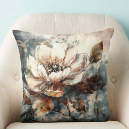 Cream Peony Watercolor Dream Kussen
