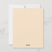 Cream Persian Green Merry Kerstfeestay Kaart (Achterkant)