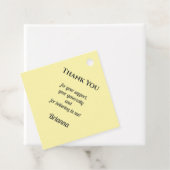 Cream Photo Modern Graduation Party Thank You Bedankjes Labels (In situ)