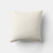 Cream Pillow met persoonlijke Initiaal Kussen (Achterkant)