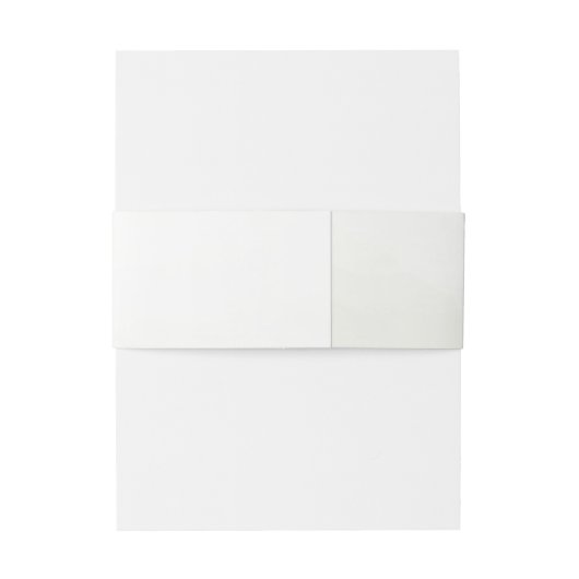 Cream Pioen Bruiloft Uitnodiging Buik Banden Uitnodigingen Wikkel (Achterkant Voorbeeld)