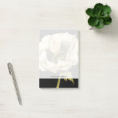 Cream Poppy-ventilator op zwarte achtergrond Post-it® Notes (Kantoor)