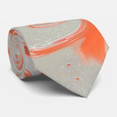 Cream Pudding Abstract Stropdas (Opgerold)