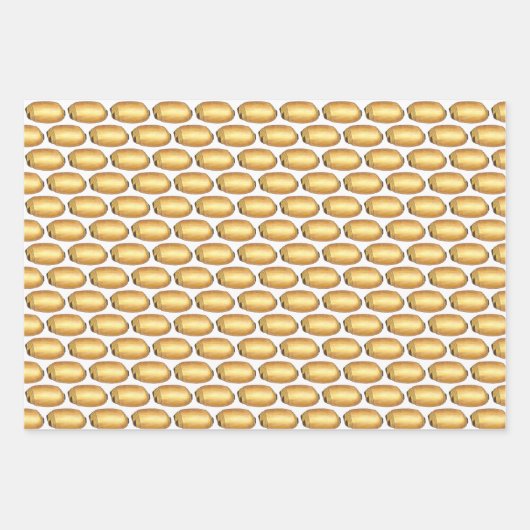 Cream Puff Croissant Pain au Chocolat Pastries Inpakpapier Vel (Voorkant 3)