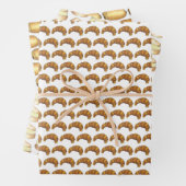 Cream Puff Croissant Pain au Chocolat Pastries Inpakpapier Vel (In situ)