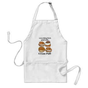 Cream Puff Voedsel Dessert  Standaard Schort
