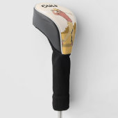 Cream Red Custom Beste Driver Golf Head Hoesje Golfheadcover (Schuin)