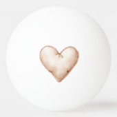 Cream Red Lips Kisses Flirty Pingpongbal (Achterkant)