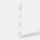 Cream Retro Check Case-Mate iPhone Case (Achterkant / Rechts)