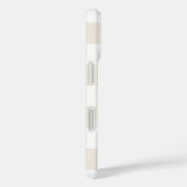 Cream Retro Check Case-Mate iPhone Case (Achterkant / Rechts)