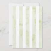 Cream Roos Bud Hydrangea Waterverf Klassieke Kaart (Achterkant)