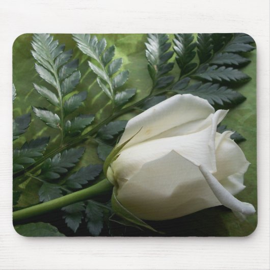 Cream Rosebud Muismat (Voorkant)