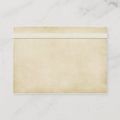 Cream Rosebud Table Place Card Plaatskaartje (Achterkant)