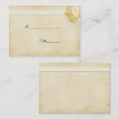 Cream Rosebud Table Place Card Plaatskaartje (Voorkant / Achterkant)