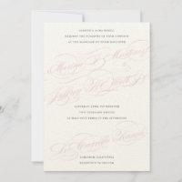 Cream, Roze en Grijs ・ Aangepaste bruiloft