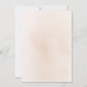 Cream Rozen Botanical Pampas Grass Boho Wedding Kaart (Achterkant)