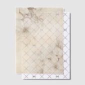 Cream Rozen Floral Vellum Uitnodigingen (Offset (Uitnodiging))