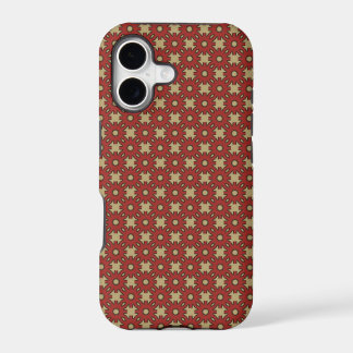 Cream Rust Earth Verbonden Patroon iPhone 5 Hoesje