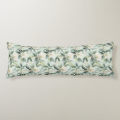 Cream Sage Floral Eucalyptus Print Kussen (Voorkant)