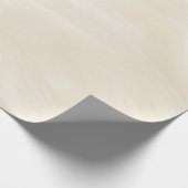 Cream Sand Ivory Beach Wedding Cadeaupapier (Hoek)