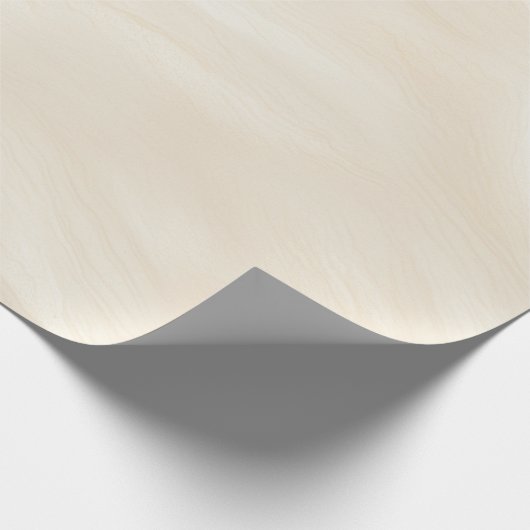 Cream Sand Ivory Beach Wedding Cadeaupapier (Hoek)