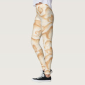 Cream Sand Strand Harten Leggings (Links)