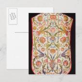 Cream satin chasuble, Napels, einde 17e eeuw Briefkaart (Voorkant / Achterkant)