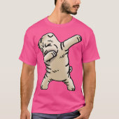 Cream Shar Pei Dabbing Funny Dog Dab Dance T-shirt (Voorkant)