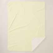Cream Sherpa Deken (Voorkant)