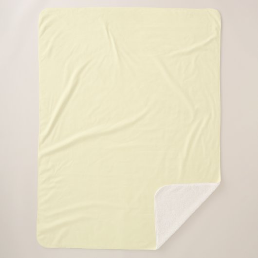 Cream Sherpa Deken (Voorkant)