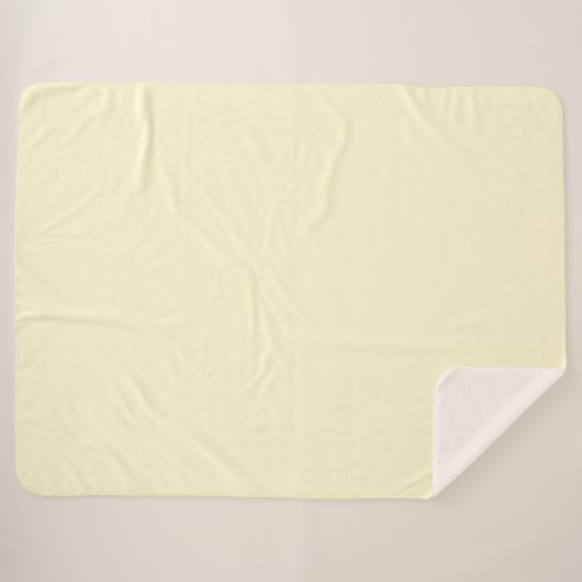 Cream Sherpa Deken (Voorkant (horizontaal))