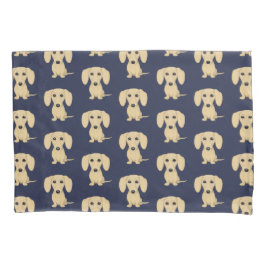 Cream Short Haire Dachshund Patroon Kussensloop