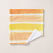 Cream Sickle Stripes Bad Handdoek (Wasdoekje)