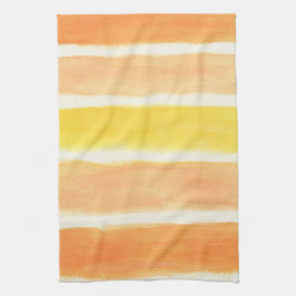 Cream Sickle Stripes Theedoek