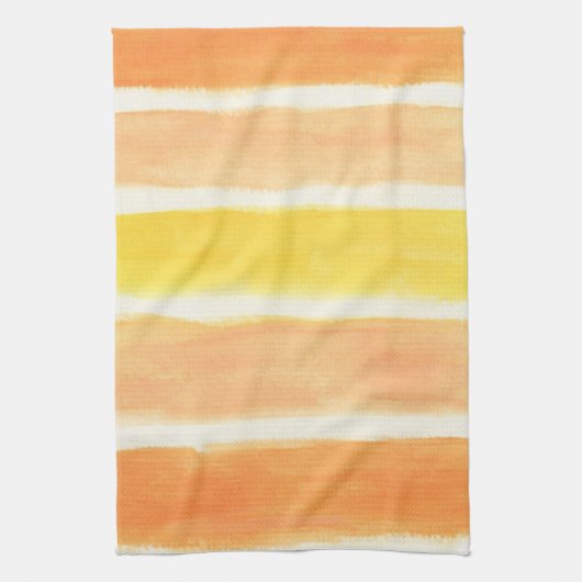 Cream Sickle Stripes Theedoek (Verticaal)