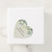 Cream Snowberry+Eucalyptus Custom Message Bedankjes Labels (In situ)