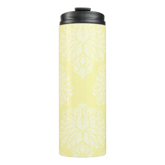 Cream Southern Cottage Damask Thermosbeker (Voorkant)