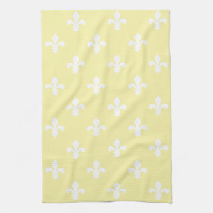 Cream Southern Cottage Fleur de Lys Theedoek