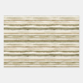 Cream Stripes Motorcycle Ivy Oerwoud Verjaardag Inpakpapier Vel (Voorkant)