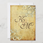  CREAM SWIRLS/LUXE CHAMPAGNE SHIMMER PAPIER KAART (Voorkant)