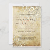  CREAM SWIRLS/LUXE CHAMPAGNE SHIMMER PAPIER KAART (Achterkant)